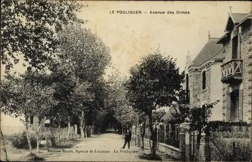 Ak Pouliguen Loire-Atlantique, Avenue des Ormes