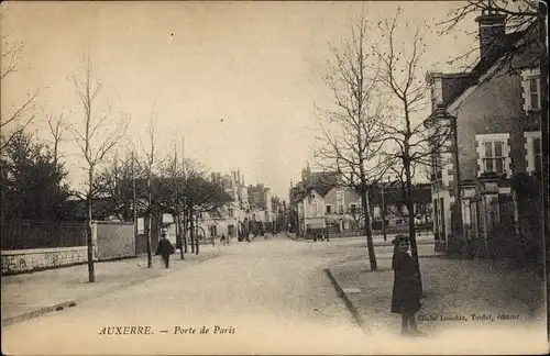 Ak Auxerre Yonne, Porte de Paris