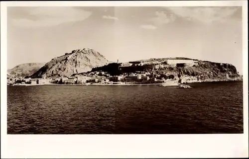 Ak Nauplie Nafplio Griechenland, Panorama, Meer