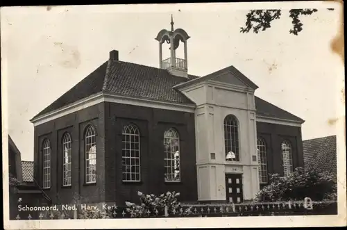 Ak Schoonoord Drenthe Niederlande, Ned. Herv. Kerk