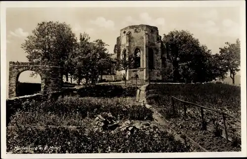 Ak Zell an der Mosel, Marienburg