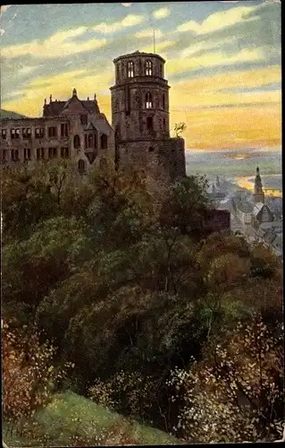 Ak Heidelberg am Neckar, Schloss