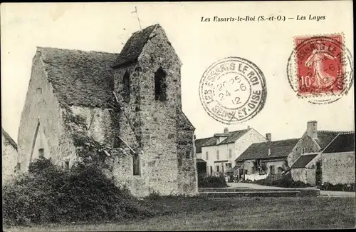 Ak Les Essarts le Roi Yvelines, Les Layes, Église