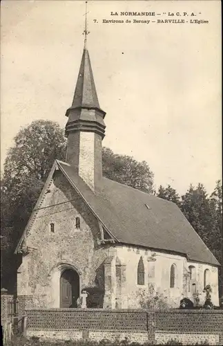 Ak Barville Eure, L´Église