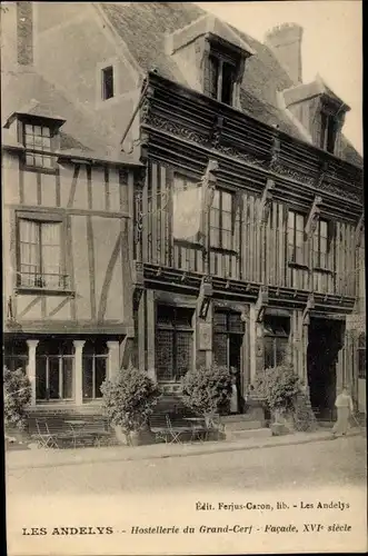 Ak Les Andelys Eure, Hostellerie du Grand Cerf
