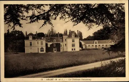 Ak Segré Maine et Loire, Le Chateau Devansay