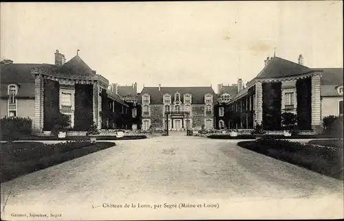 Ak Segré Maine et Loire, Chateau de la Loire, par Segre