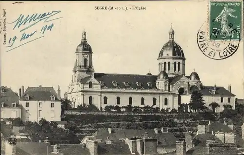 Ak Segré Maine et Loire, L'Eglise