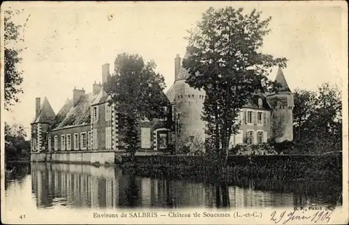 Ak Souesmes Loir et Cher, Le Chateau