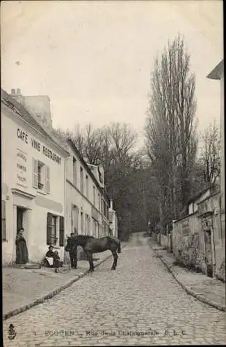 Ak Ecouen Val d’Oise, Rue de la Chataigneraie