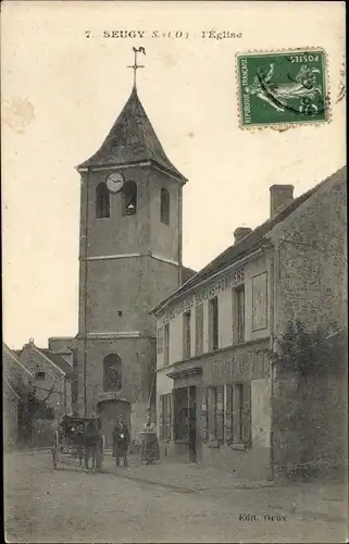 Ak Seugy Val d’Oise, L´Église