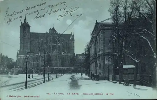 Mond Ak Le Mans Sarthe, Place des Jacobins, La Nuit