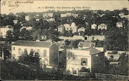 Ak Sèvres Hauts-de-Seine, Vue Générale des Villas Brancas