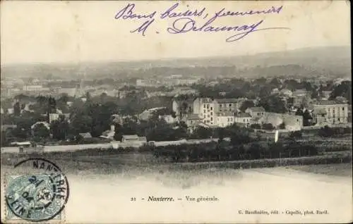 Ak Nanterre Hauts de Seine, Vue Générale