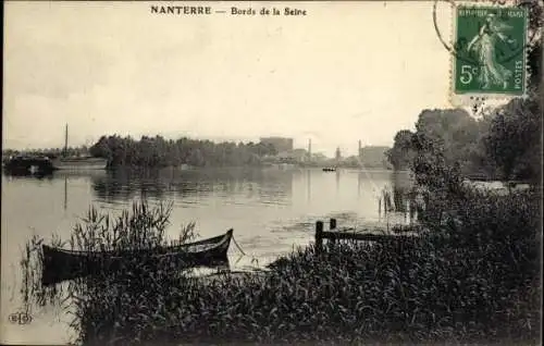 Ak Nanterre Hauts de Seine, Bords de la Seine