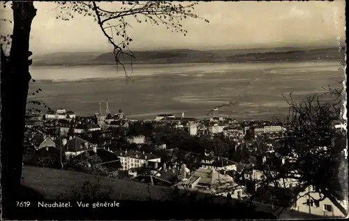 Ak Neuchâtel Kanton Neuenburg, Vue generale