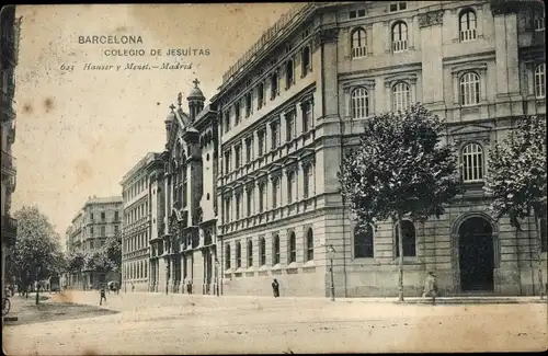 Ak Barcelona Katalonien Spanien, Colegio de Jesuitas