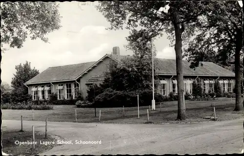 Ak Schoonoord Drenthe Niederlande, Openbare Lagere School