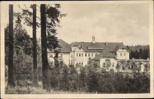 Ak Carolagrün Auerbach im Vogtland, Heilstätte