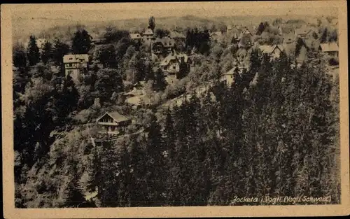 Ak Jocketa Pöhl Vogtland, Panorama
