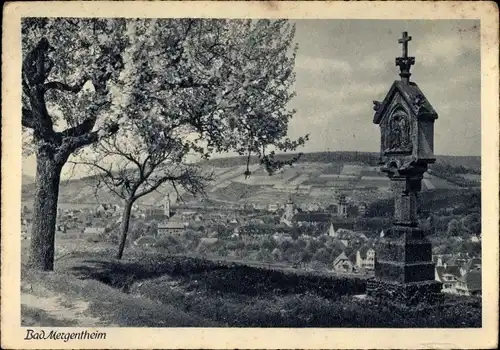 Ak Bad Mergentheim in Tauberfranken, Panorama, Heiligendarstellung