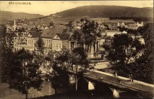 Ak Bad Kissingen Unterfranken Bayern, Panorama
