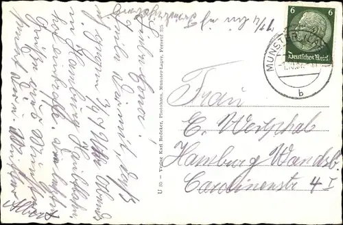 Ak Wilsede Bispingen in der Lüneburger Heide, Totengrund, Naturschutzpark, Lüneburger Heide