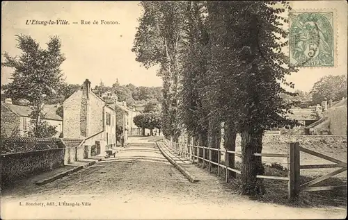 Ak L'Etang la Ville Yvelines, Rue de Fonton