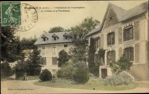 Ak Elancourt Yvelines, Orphelinat de l´Assomption, Crèche et Presbytère