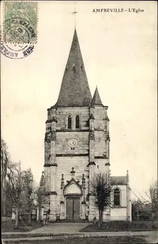 Ak Amfreville Eure, L´Église