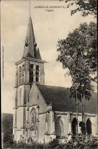 Ak Appeville  Annebault Eure, L´Église