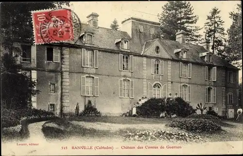 Ak Ranville Calvados, Château des Comtes de Guernon