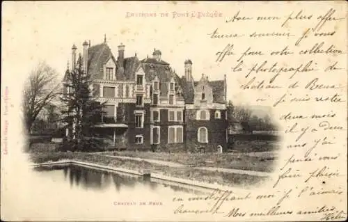 Ak Pont l'Évêque Calvados, Château de Reux