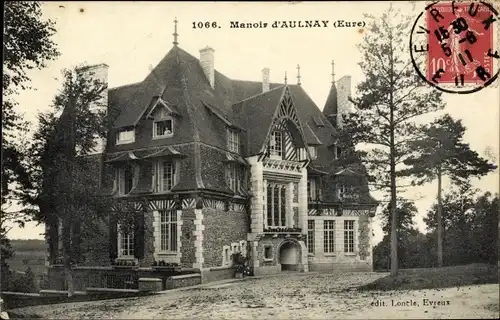 Ak Saint Sébastien de Morsent Eure, Manoir d´Aulnay