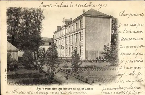 Ak Saint Calais Sarthe, École Primaire Supérieure