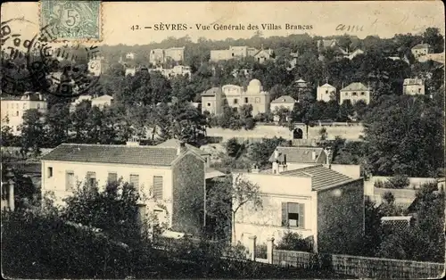 Ak Sèvres Hauts-de-Seine, Vue Générale des Villas Brancas