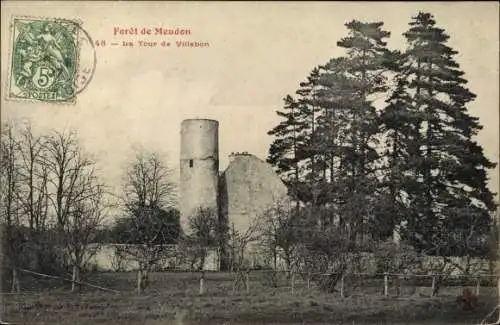 Ak Meudon Hauts de Seine, Forêt de Meudon, La Tour de Villabon