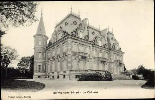 Ak Quincy sous Sénart Essonne, Château