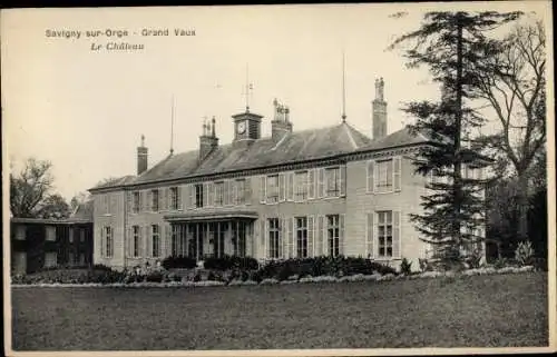 Ak Savigny sur Orge Essonne, Château, Grand Vaux