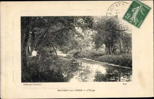 Ak Savigny sur Orge Essonne, L'Orge