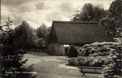 Ak Hälsingborg Helsingborg Schweden, Folkets Park