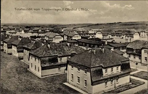 Ak Ohrdruf in Thüringen, Truppenlager, Totalansicht