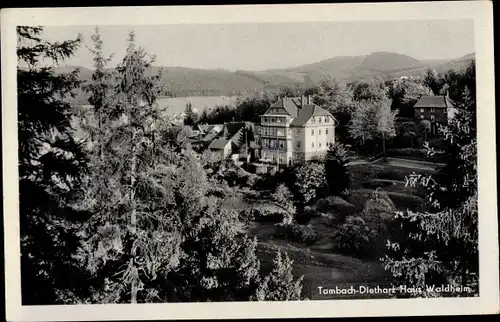 Ak Tambach Dietharz in Thüringen, Haus Waldheim