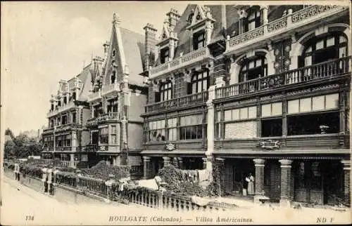 Ak Houlgate Calvados, Villa Américaines