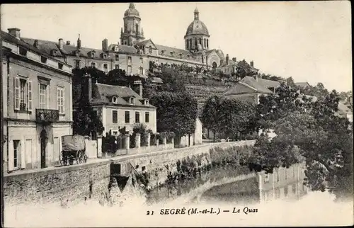 Ak Segré Maine et Loire, Le Quas