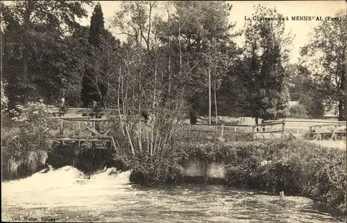 Ak Menneval Eure, La Charentonne