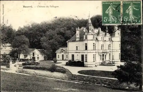 Ak Bourré Loir-et-Cher, Chateau de Vallagron