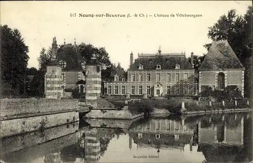 Ak Neung sur Beuvron Loir et Cher, Chateau de Villebourgeon