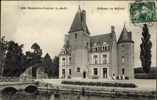 Ak Nouan le Fuzelier Loir-et-Cher, Chateau de Moleon