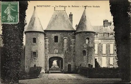 Ak Boutigny Essonne, Château de Belestat